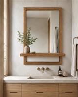SPECCHIO MENSOLA 75X50