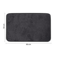 TAPPETO FUZZY 50X80 NERO