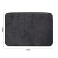 TAPPETO FUZZY 40X60 NERO