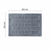 TAPPETO TILE 60X90 GRIGIO