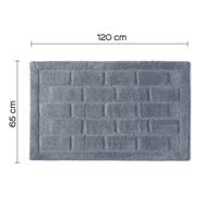TAPPETO TILE 65X120 GRIGIO