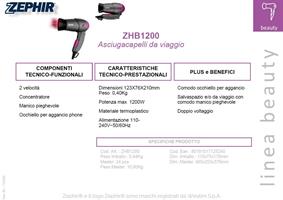 ASCIUGACAPELLI PIEGH.1200W