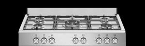 CUC.90X60 5F F.GAS.CLA INOX
