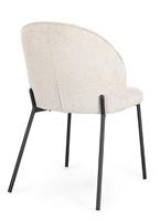 SEDIA WENDY NERO/BEIGE