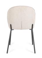 SEDIA WENDY NERO/BEIGE