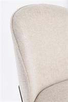 SEDIA WENDY NERO/BEIGE