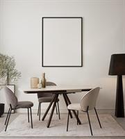 SEDIA WENDY NERO/BEIGE
