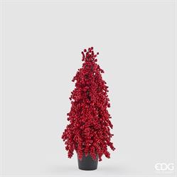DECORO BACCHE CONO H74 RED