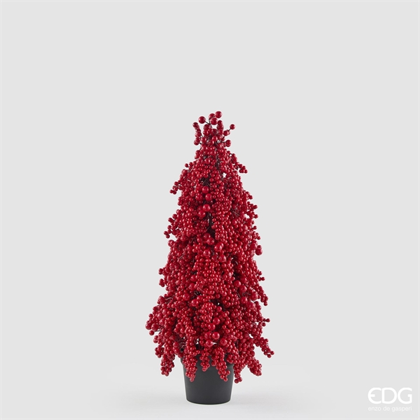 DECORO BACCHE CONO H74 RED