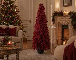 DECORO BACCHE CONO H122 RED