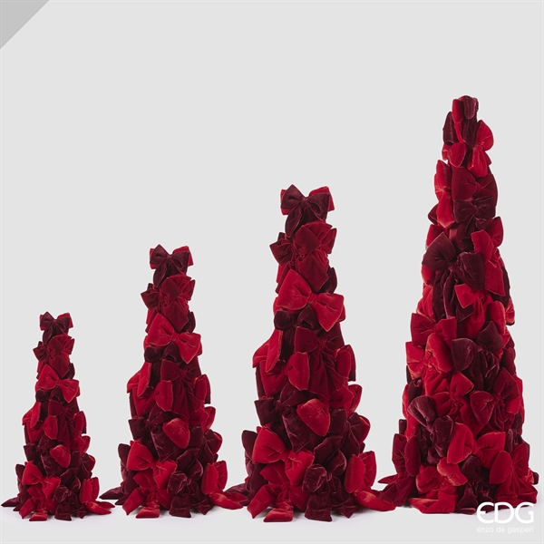 DECORO FIOCCHI CONO 4PZ REDM