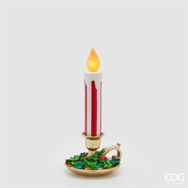 CANDELA LED C/PIATTINO H38D1