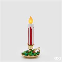CANDELA LED C/PIATTINO H38D1