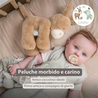 PELUCHE ASINELLO 30CM BEIGE