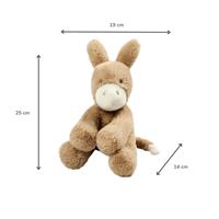 PELUCHE ASINELLO 30CM BEIGE