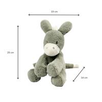 PELUCHE ASINELLO 30CM VERDE