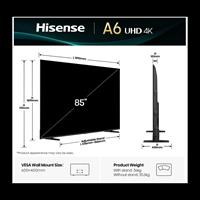TV 85 UHD 4K A6 NERO