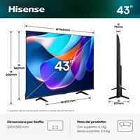 TV 43 SMART LED 4K