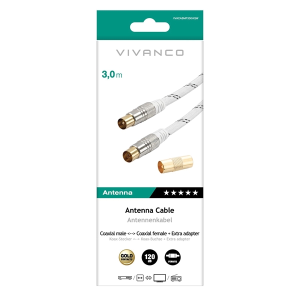 CAVO ANT.HQ 120 DB 10M CONN.