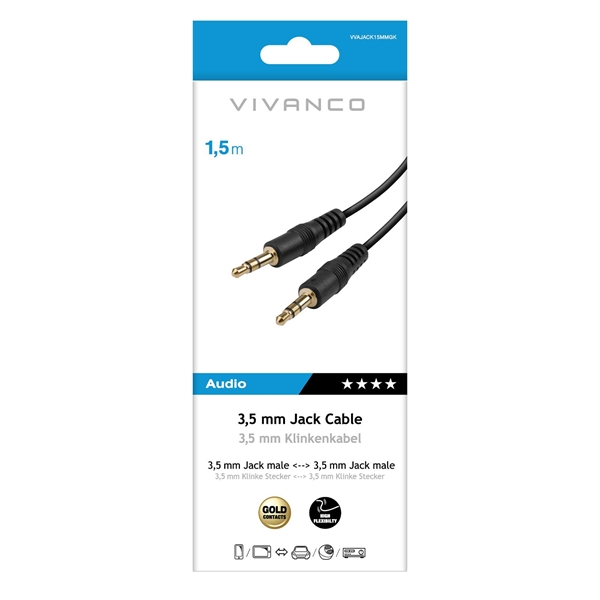 CAVO AUDIO JACK 3,5 MM MASCH