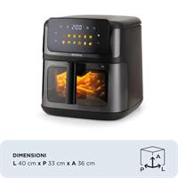 AIR FRYER+GRILL 10L BLACK ME