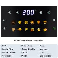 AIR FRYER+GRILL 10L BLACK ME