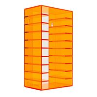 PORTA CASSETTE ORANGE RACK 0