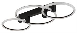 PLAF.MET.NERO OPAC 1XLED TRA