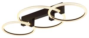 PLAF.MET.NERO OPAC 1XLED TRA