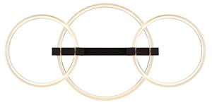 PLAF.MET.NERO OPAC 1XLED TRA