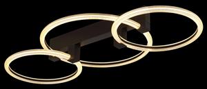 PLAF.MET.NERO OPAC 1XLED TRA