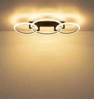 PLAF.MET.NERO OPAC 1XLED TRA
