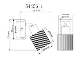 FARETTO MET CANNA FUCILE 25W