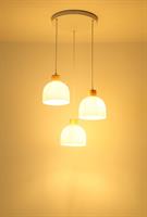 LAMP SOSPENS MET WHT 3XE27