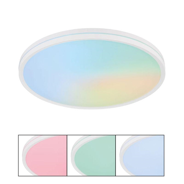 PLAF.PLASTIC WHT 1XRGB LED 5