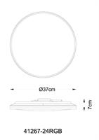 PLAF.PLASTIC WHT 1XRGB LED 5