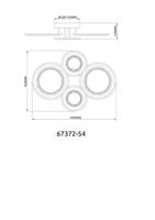 PLAF.MET.WHT 1XLED  54W