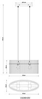 LAMP SOSPENS GORLEY MET ORO