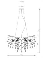 LAMP SOSPENS CANDELABRO MET