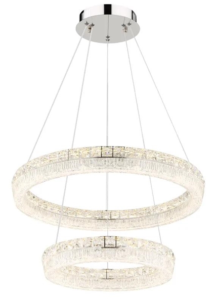 LAMP SOSPENS MET CRO.LED