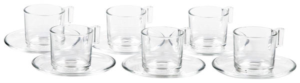 SET PZ6 CAFFE'VETRO GLICE+PI