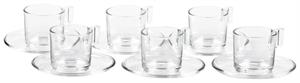 SET PZ6 CAFFE'VETRO GLICE+PI