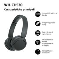 CUFFIA BT BLACK 55 ORE AI