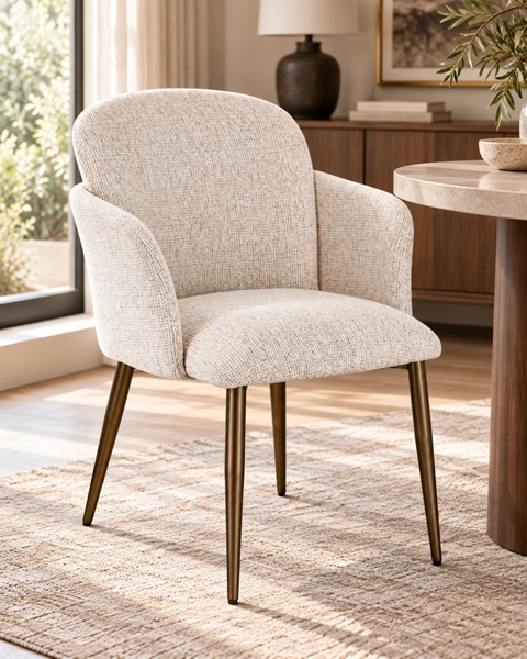 SEDIA C-BR ERCILLA BEIGE CHI