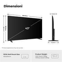 TV 43 4K LED GOOGLE
